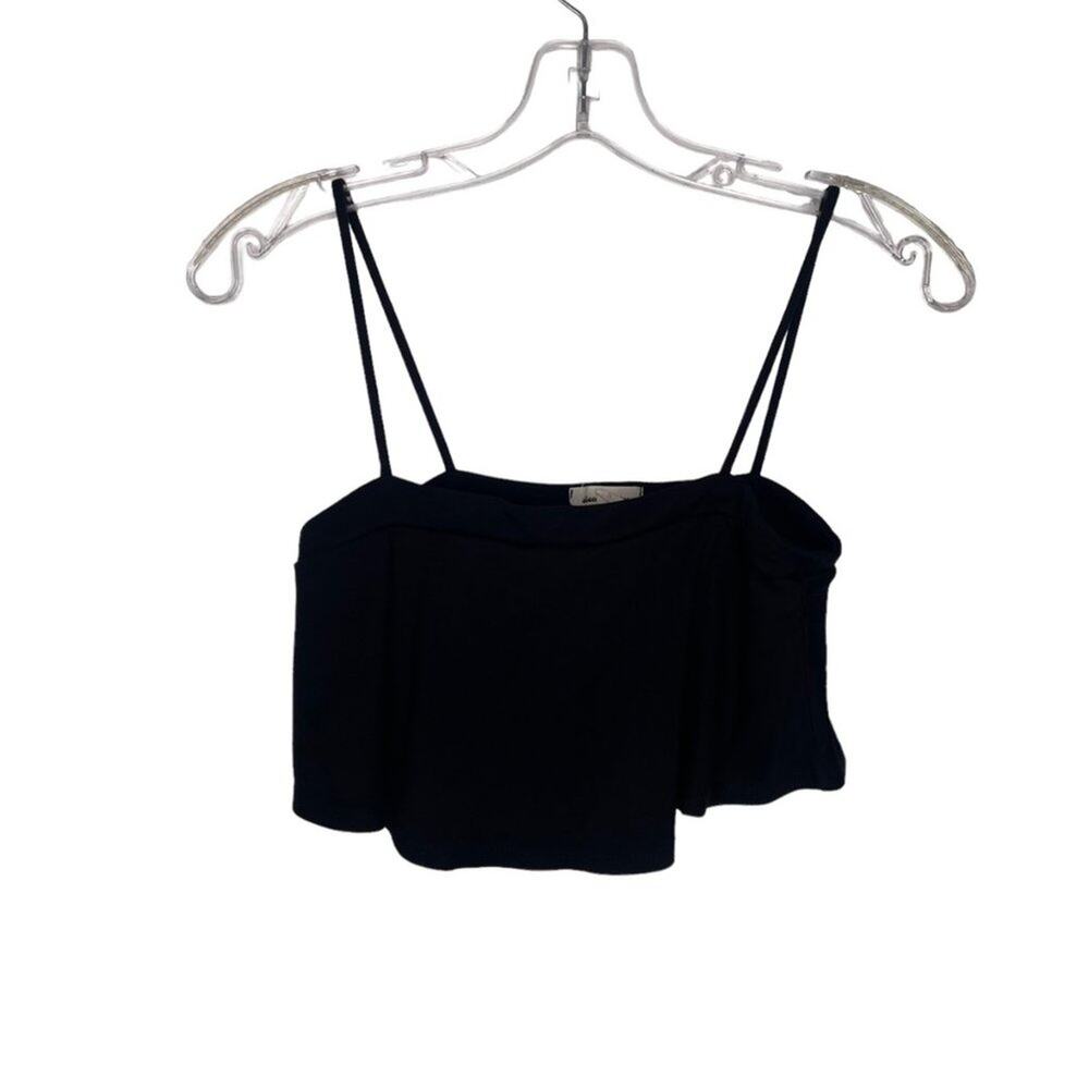 Silence + Noise Womens Top Size S Black Pullover Sleeveless Cropped Casual